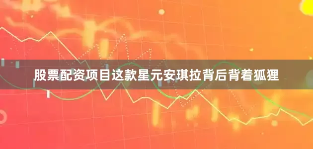 股票配资项目这款星元安琪拉背后背着狐狸