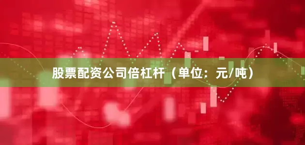 股票配资公司倍杠杆（单位：元/吨）